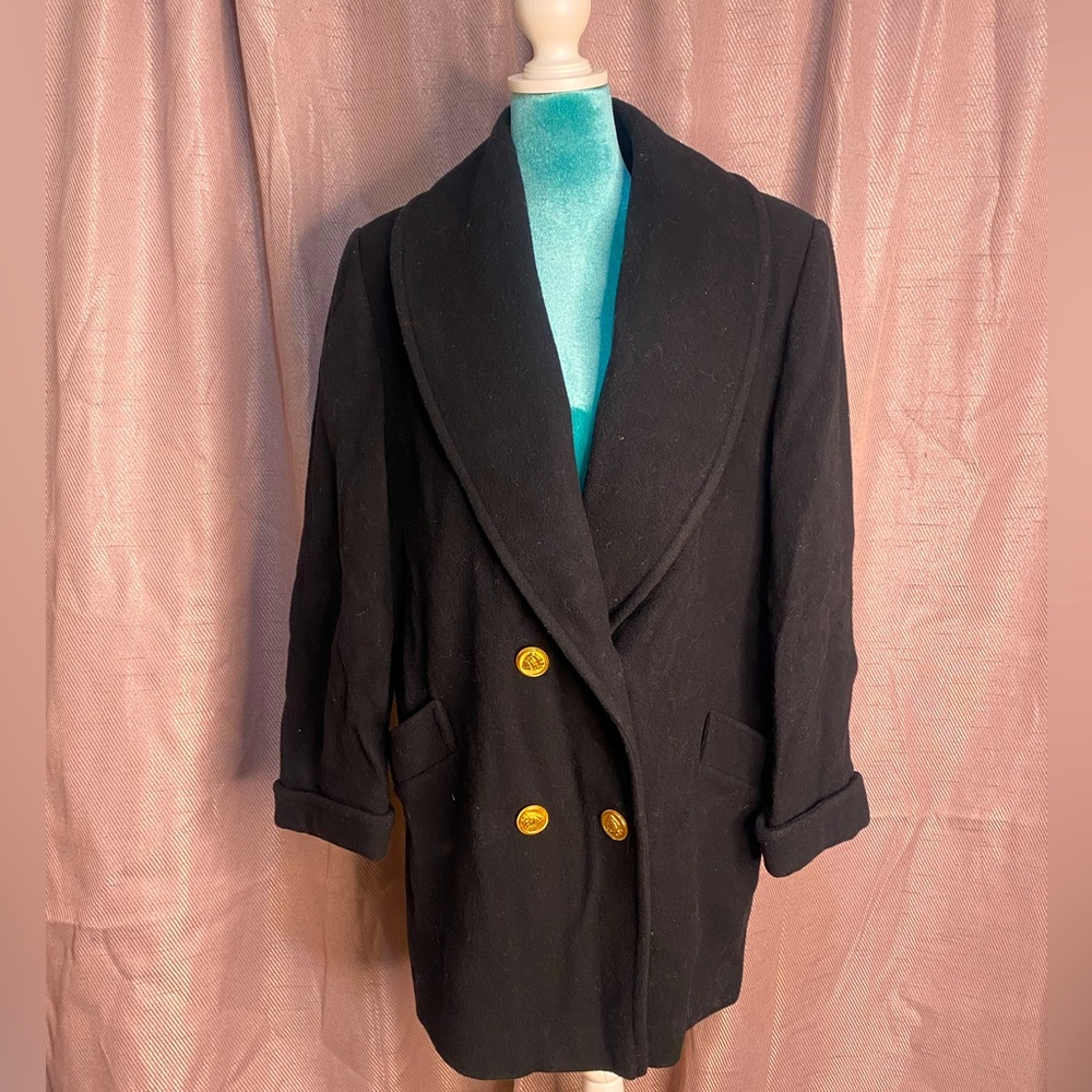 Winter time by Herman Kay: vintage 80s wool coat
